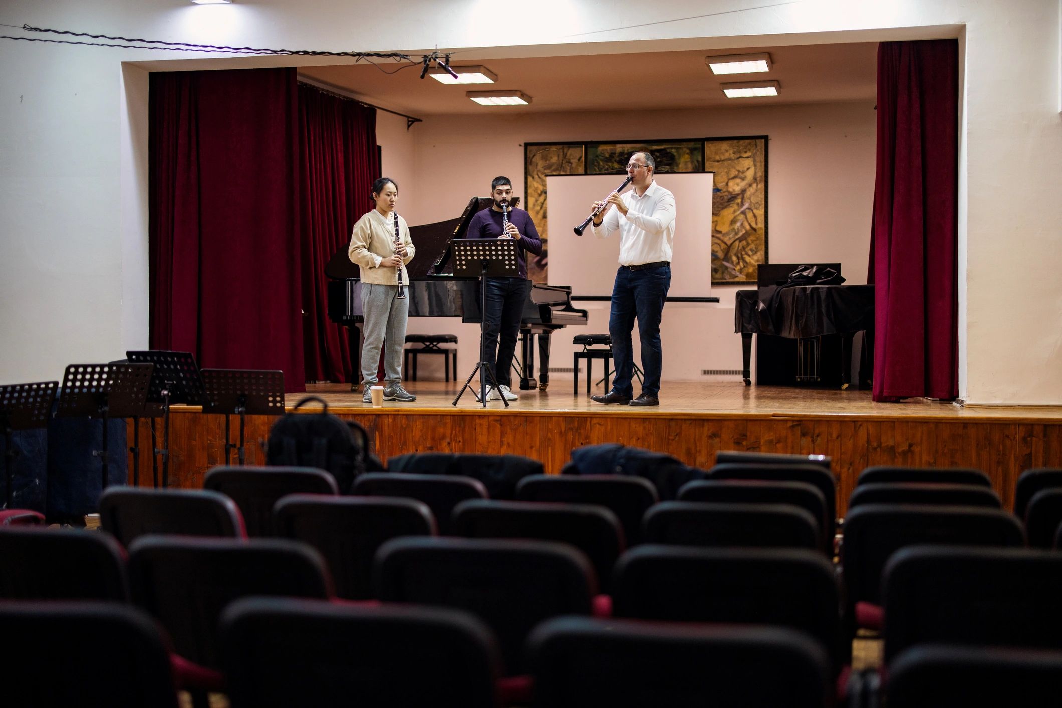 Live music performance moment